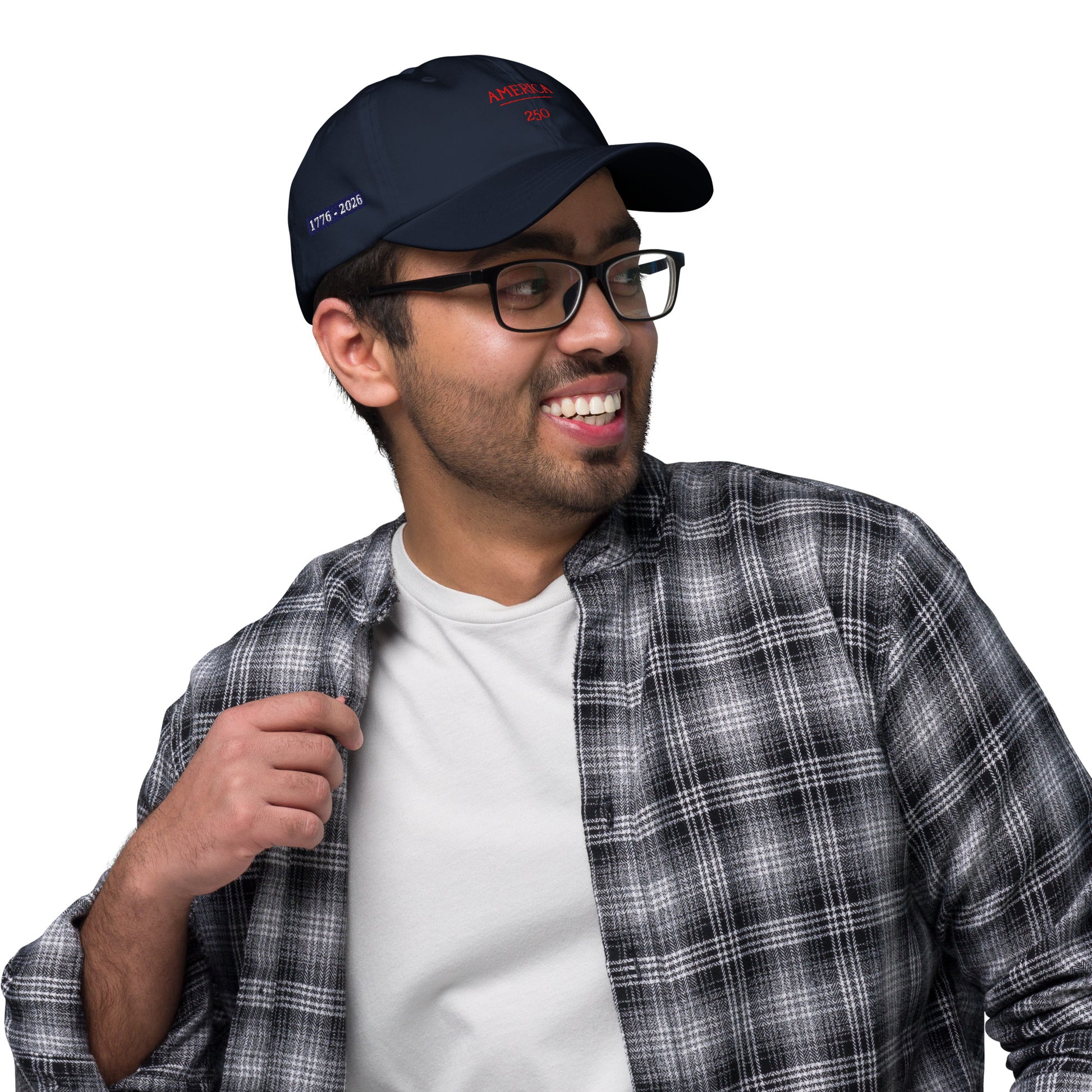 Happy 250 Cover - Patriotic apparel celebrating America's 250th anniversary
