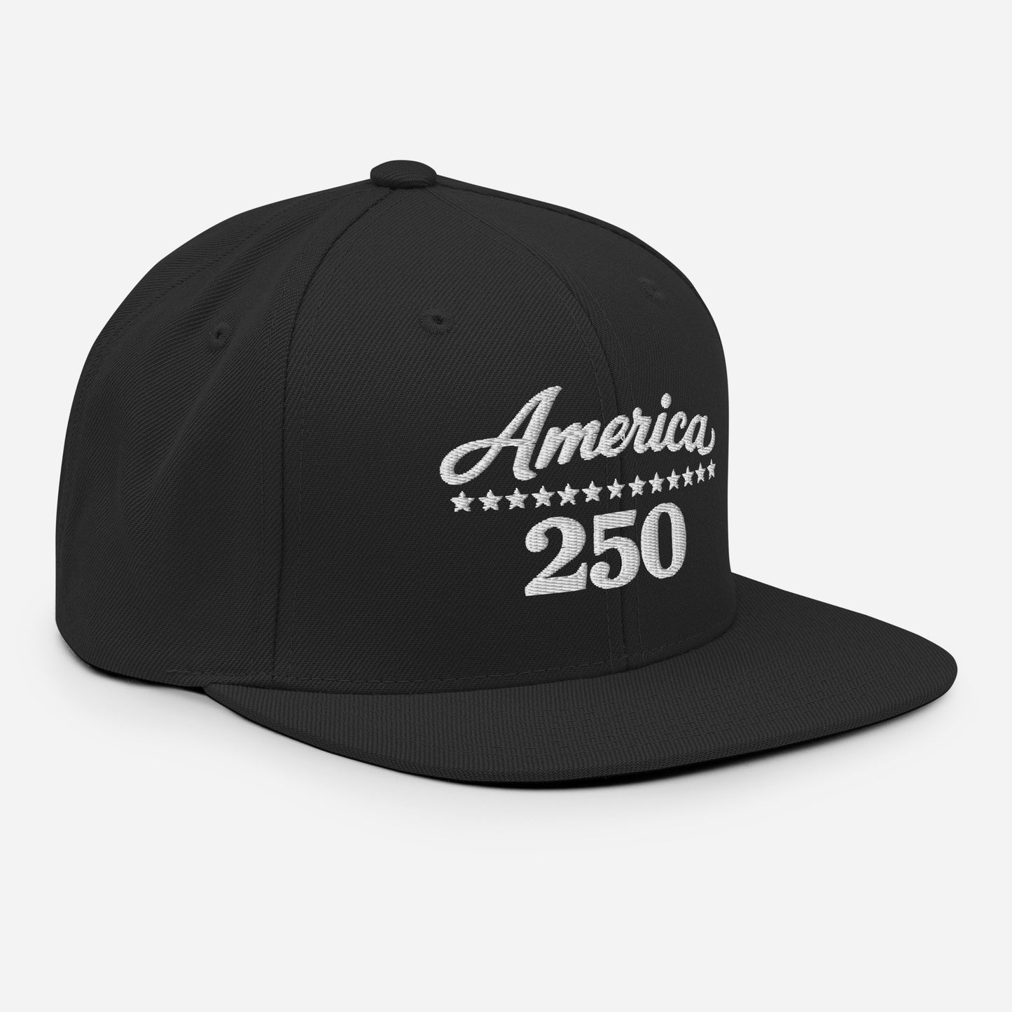 America 250 Snapback Hat - Patriotic apparel celebrating America's 250th anniversary