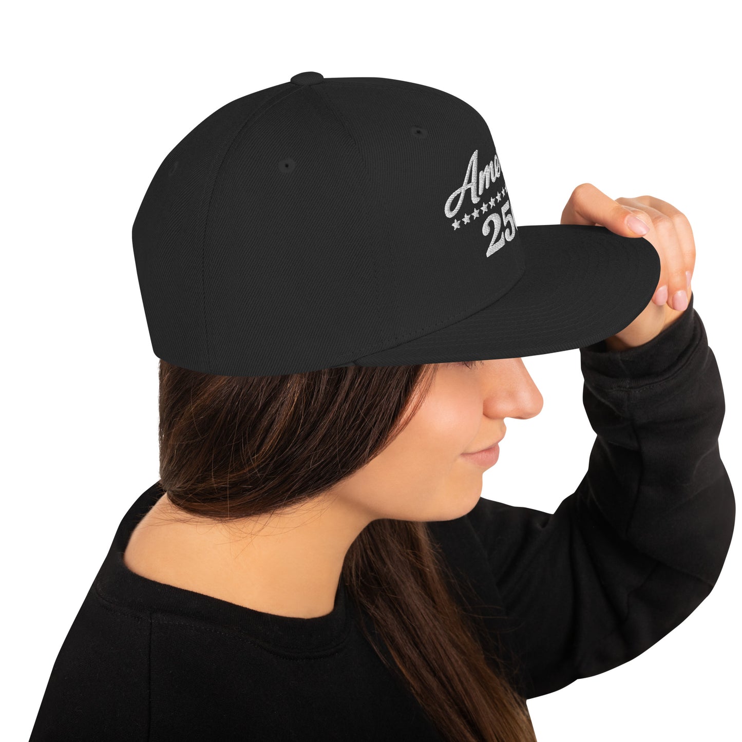 America 250 Snapback Hat - Patriotic apparel celebrating America's 250th anniversary