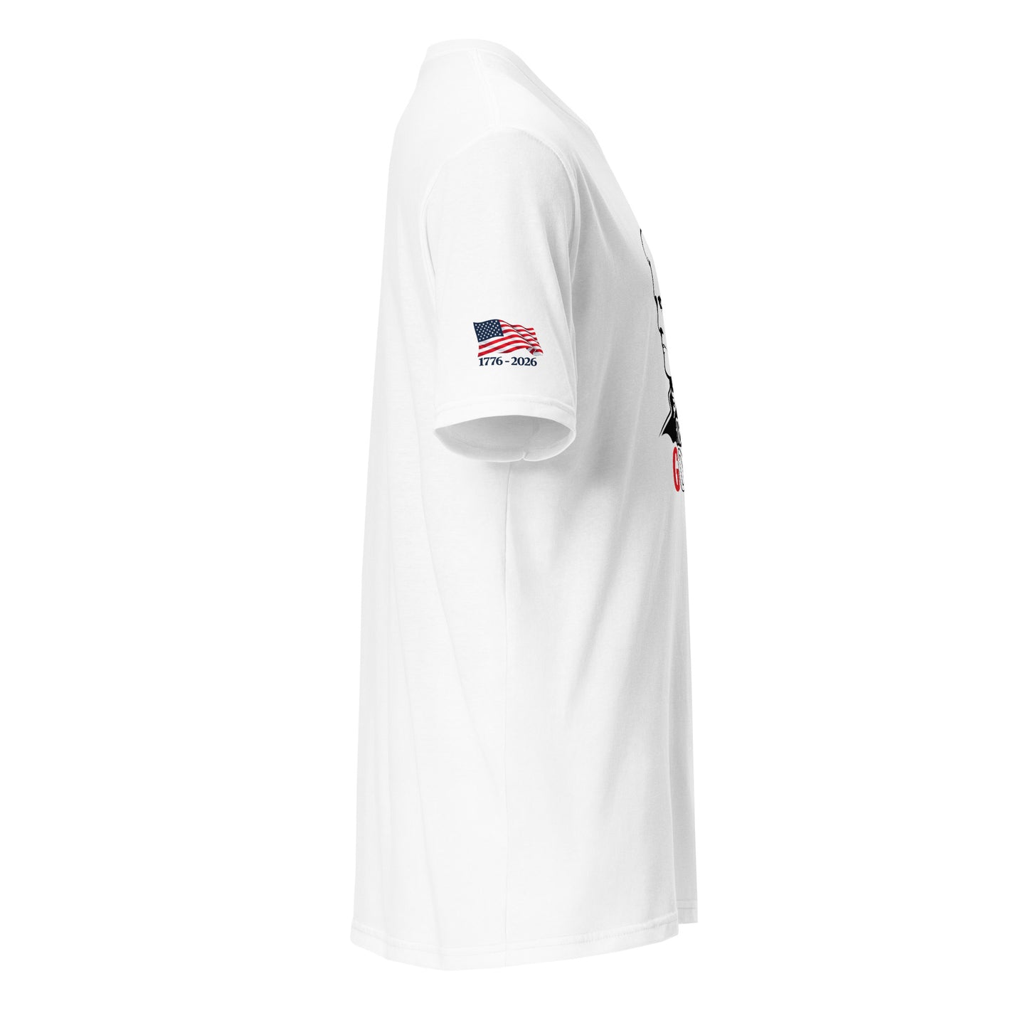 Jefferson "GOAT" TEE - Patriotic apparel celebrating America's 250th anniversary