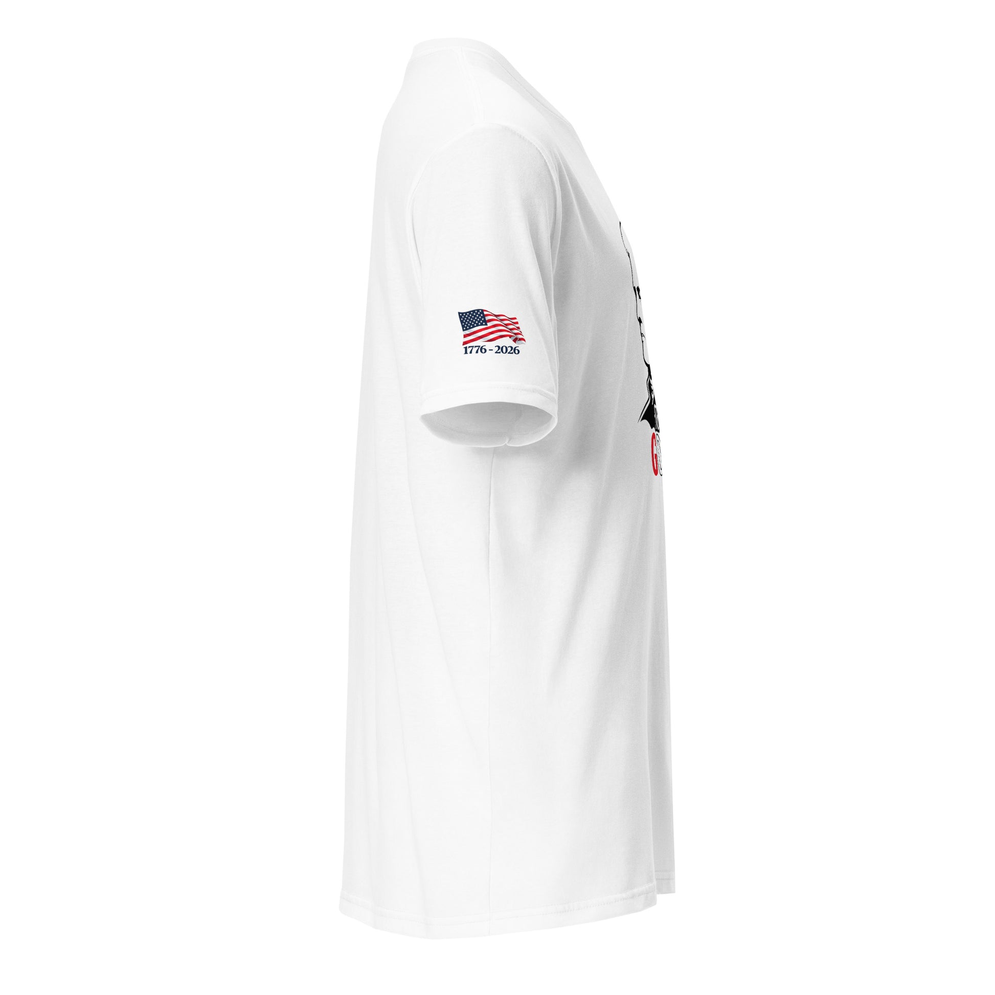 Jefferson "GOAT" TEE - Patriotic apparel celebrating America's 250th anniversary